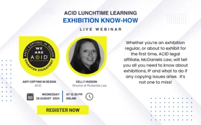 28th August – ACID Webinar: Exhibition Know-How – Copyright and IP Advice